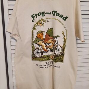 Frog and Toad Graphic Tee - Cream
